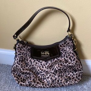 Coach Leopard shoulder bag